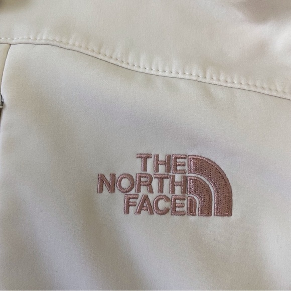 ECRU THE North Face zip up jacket off white mid season coat XS soft liner active - Picture 16 of 16